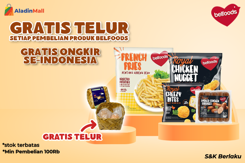 Lebih Murah Belanja Belfoods di AladinMall, Yuk Cek Harganya. (Foto: MNC Media)