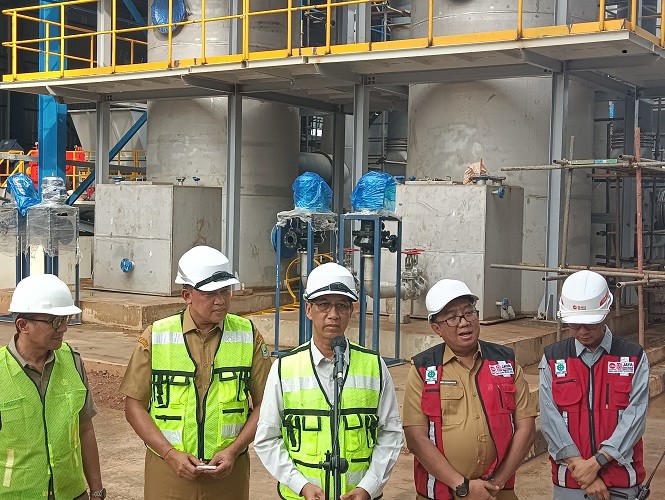 Heru Budi: RDF Bantargebang Sulap 2.000 Ton Sampah per Hari Jadi Bahan Bakar. (Foto: MNC Media)