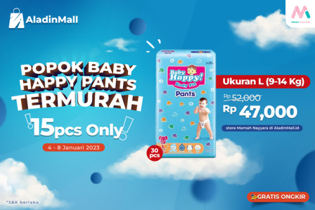 Mau Beli Popok Bayi, Ada Harga Spesial Plus Ongkir di AladinMall (Foto: MNC Media)