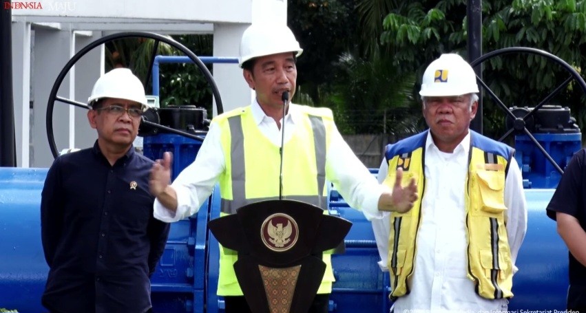 Gelontorkan Dana Rp396 Miliar, Jokowi Resmikan SPAM Rokan Hilir (FOTO:Dok Ist)