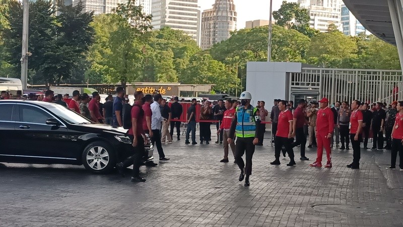 Tiba di GBK, Jokowi Nonton Langsung Semifinal Piala AFF Indonesia vs Vietnam (Dok.MNC)