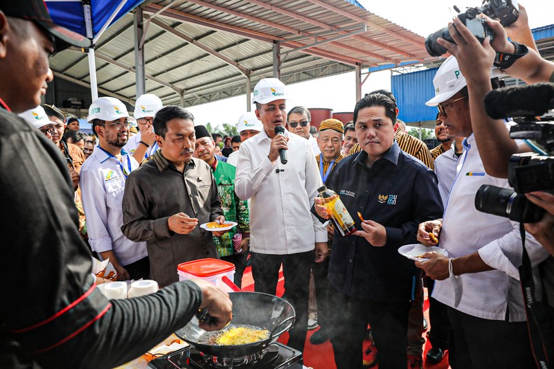 Pabrik Minyak Makan Merah Dibuka di Sumut, Erick Thohir: Bisa Cegah Kelangkaan Migor (Dok.Ist)