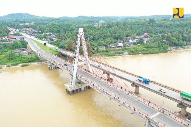 Pembangunan Jembatan Penghubung Sumbar dan Jambi Rampung, Habiskan Dana Rp128,7 Miliar  (Foto: dok Kementerian PUPR)