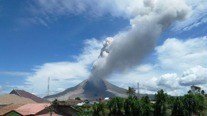 Gunung Marapi di Sumbar Naik ke Level III Siaga. (Foto: MNC Media)