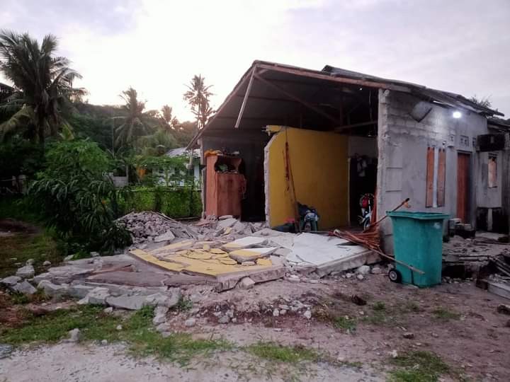 melaporkan ada kenaikan muka air laut meski tidak signifikan pasca gempa dengan magnitudo (M)7,9 dengan parameter update M7,5 di Maluku Barat Daya