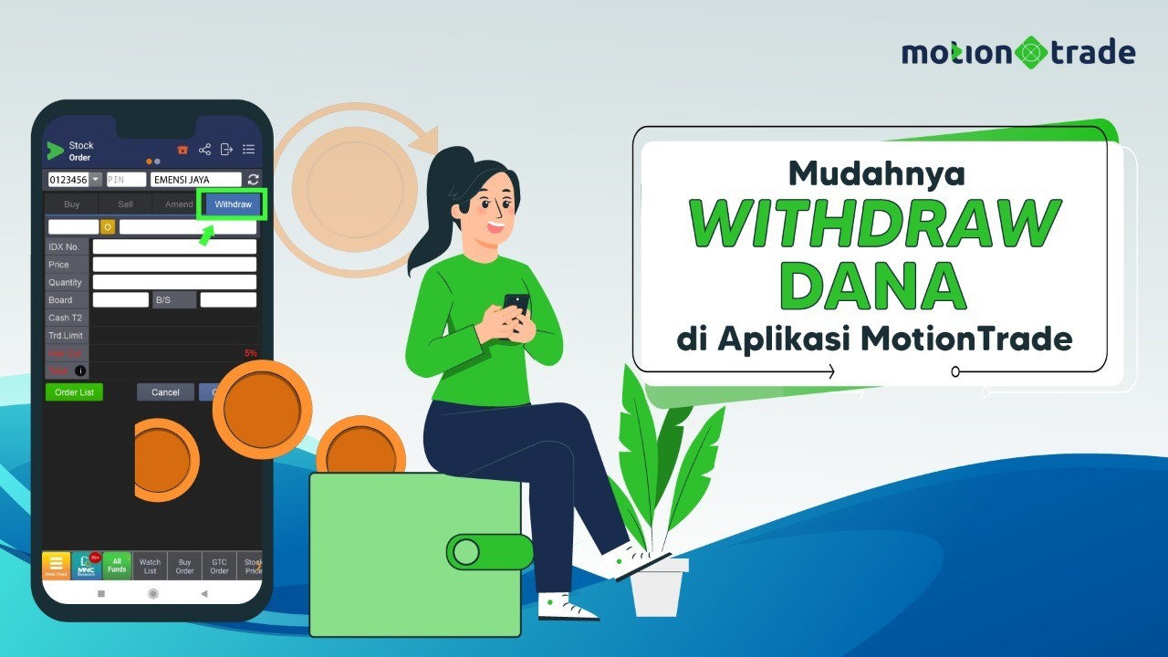Mudahnya Withdraw Dana di Aplikasi MotionTrade! (foto: MNC Media)