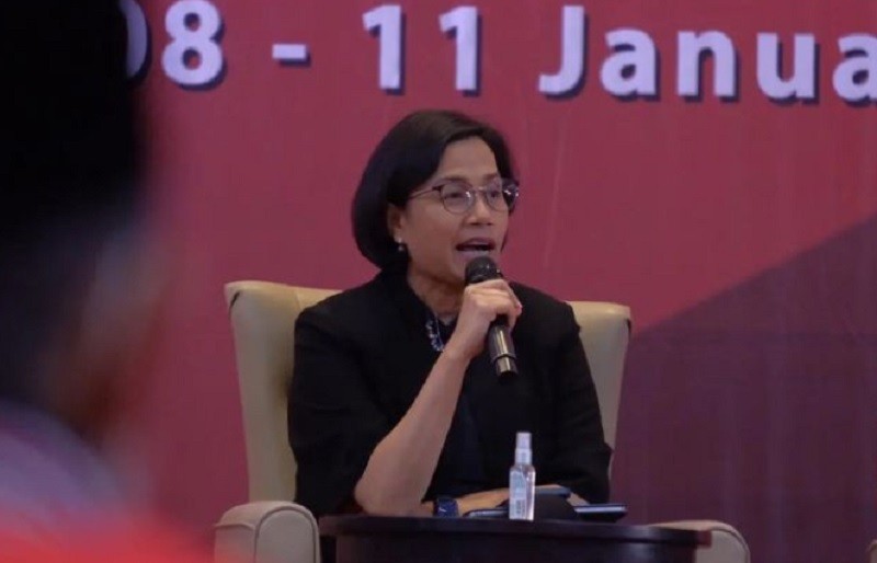 Sri Mulyani: Konektivitas Infrastruktur Tak Sesederhana Membangun Jalan Tol. (Foto: Ig @smindrawati).