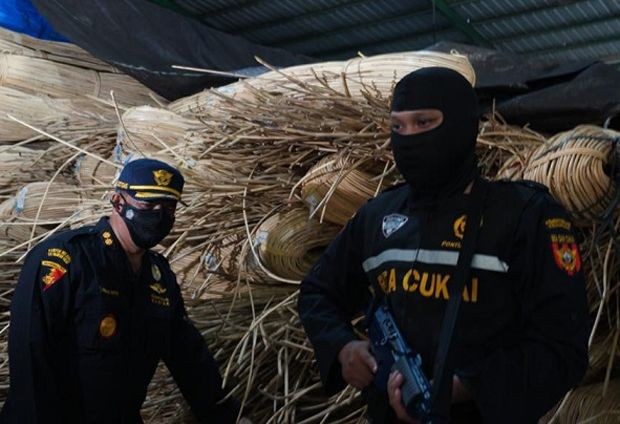 Bea Cukai Sita Barang Ilegal Senilai Rp8 Miliar di Bekasi (Foto: MNC Media)