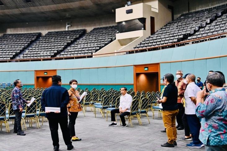 Jokowi Tinjau Kesiapan Venue KTT ASEAN 2023 di JCC (Dok.Sindonews)