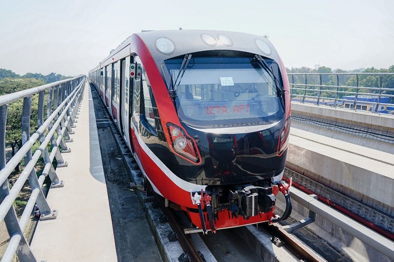 Adhi Karya Yakin LRT Jabodebek Beroperasi Perdana Juni 2023 (Foto: MNC Media)