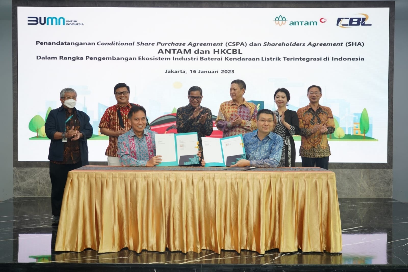 MIND ID: JV Antam-CBL Buktikan Percepatan Ekosistem EV battery (Dok.MIND ID)
