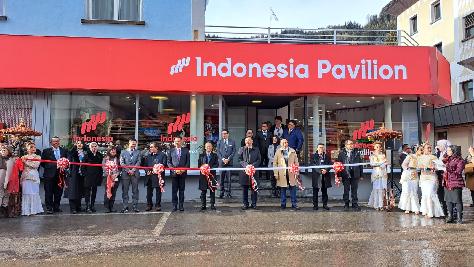 Resmi Dibuka, Paviliun Indonesia Sambut Delegasi WEF 2023 (Foto: MNC Media)