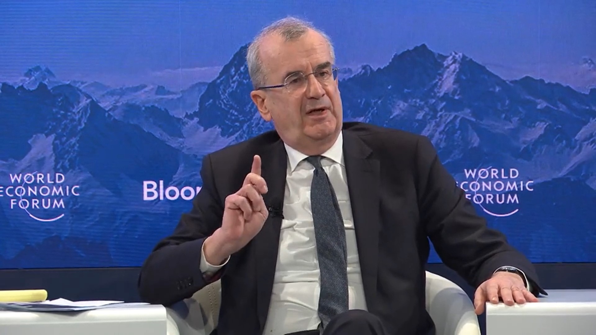 WEF Davos 2023, ECB Optimistis Badai Resesi Bisa Dihindari (foto: MNC Media)
