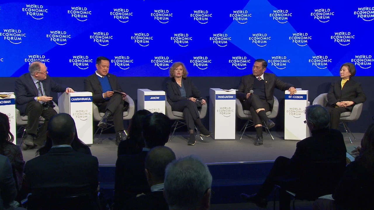 WEF 2023, Luhut Optimistis Ekonomi Indonesia 2023 Tumbuh Positif. (Foot: WEF/Dok)