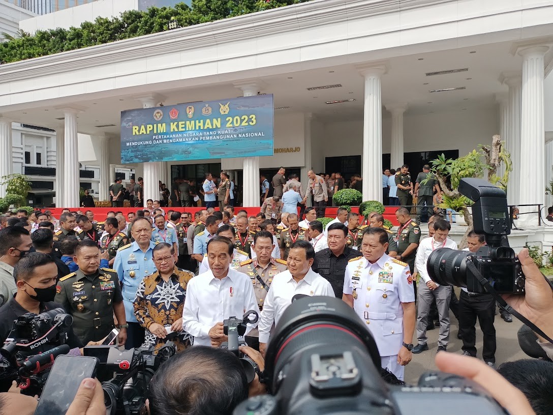 Jokowi Minta Prabowo Orkestrasi Informasi Intelijen untuk Kebijakan Pemerintah. (Foto: Biro Pers Setpres)