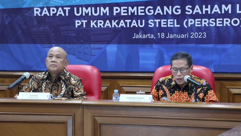 Erick Thohir Angkat Purwono Widodo Jadi Dirut Krakatau Steel (KRAS) (Foto: MNC Media).