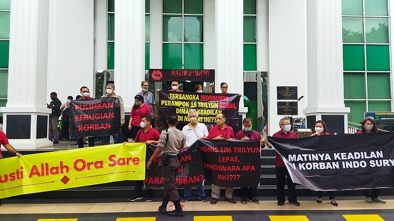 Derita Korban KSP Indosurya, Aset Rp7 Miliar Dicicil Hanya Rp100 Ribu per Bulan. (Foto: MNC Media)