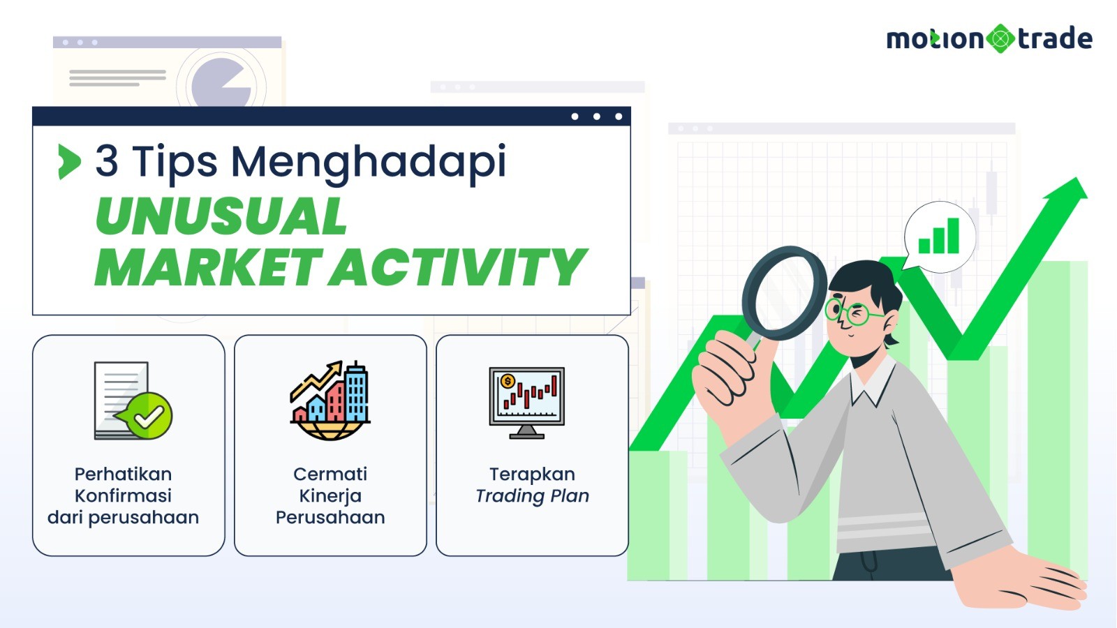 Intip Tiga Tips MotionTrade Hadapi Unusual Market Activity (UMA). (Foto: MNC Media)