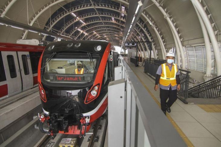 Kemenhub Pastikan Tarif LRT Jabodebek Dapat Subsidi Sampai 40 Persen. (Foto: MNC Media)