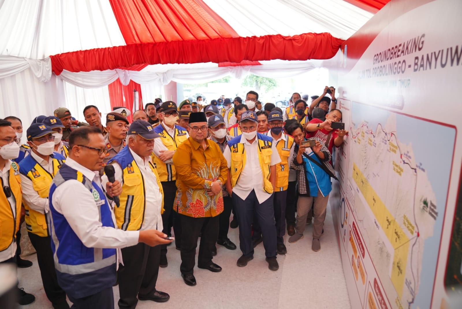 Tol Probolinggo-Banyuwangi Ruas Besuki Mulai Dibangun. (Foto: MNC Media)