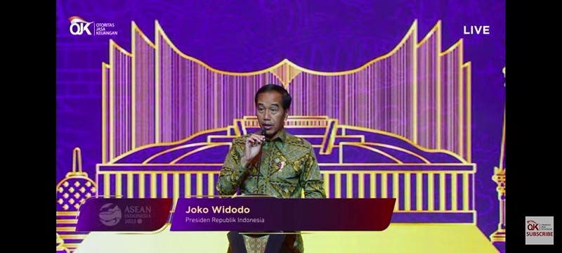 Minta Dukungan untuk UMKM, Jokowi: Jangan Lupakan yang Mikro Kecil Menengah. (Foto: Raka Dwi Novianto/MNC Media)