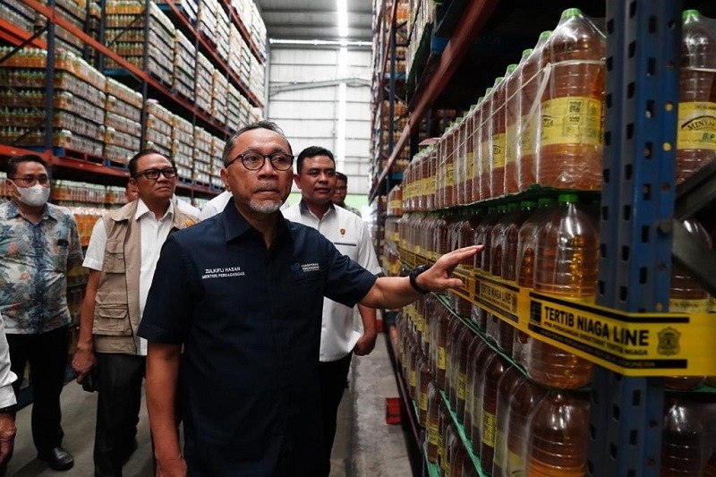 Mendag Temukan 500 Ton Minyakita Numpuk di Gudang Marunda, Kok Bisa? (Foto: MNC Media).