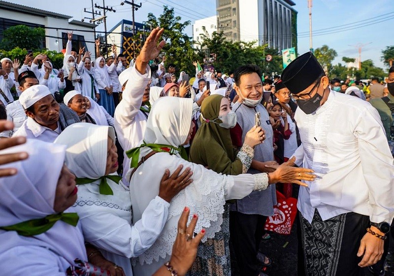 Sandiaga Siap Gandeng NU Ciptakan Lapangan Kerja dan Peluang Usaha. (Foto: Ist).