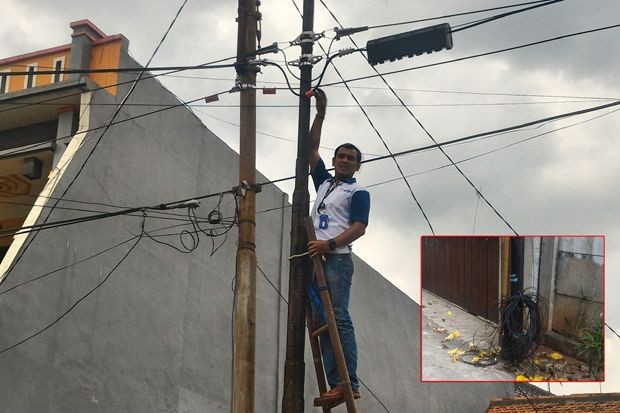 PLN Amankan Jaringan Listrik Hadapi Cuaca Ekstrem (Foto: MNC Media)