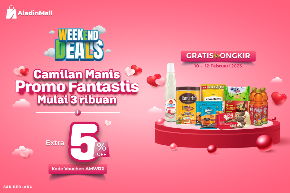 Nyetok Camilan Enak di Meja Kerjamu Yuk, Cuma Rp3 Ribuan di AladinMall