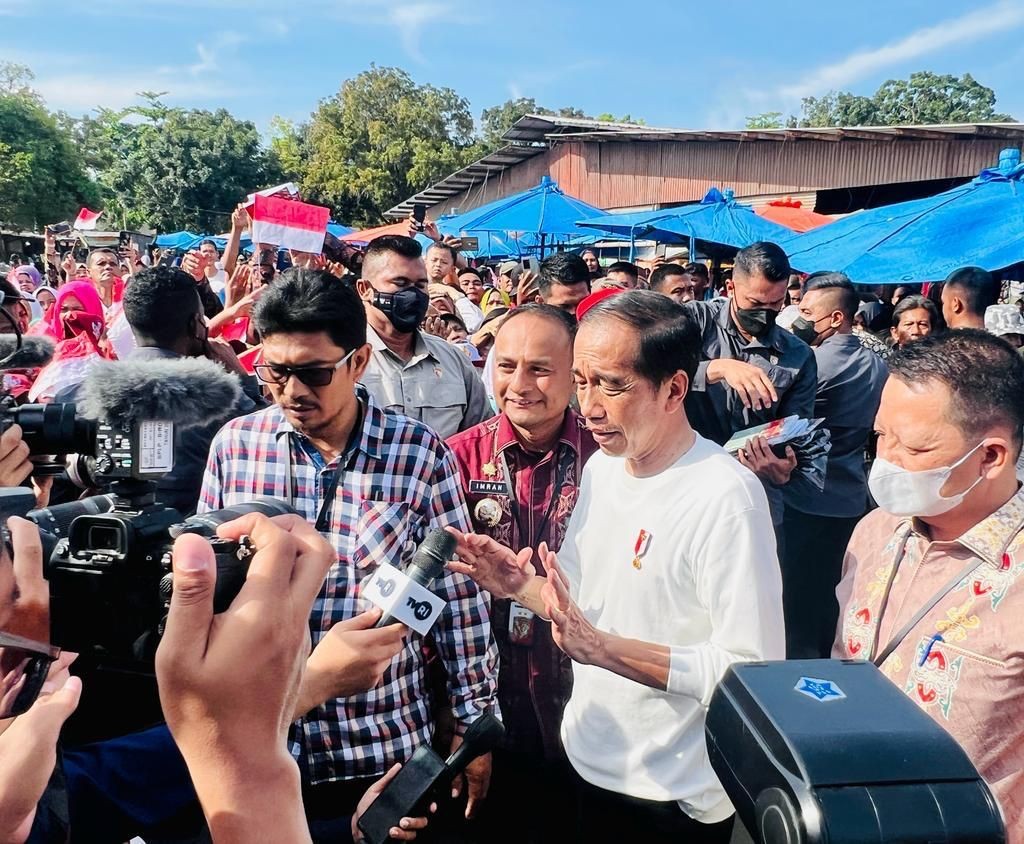 Tingkatkan Kenyamanan, Jokowi Minta Pasar Tradisional Harus Bersih dan Tidak Kumuh (FOTO: Dok Ist)