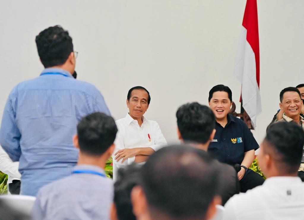Bertemu Muda-mudi Aceh, Jokowi Janji Bangun Creative Hub Besar. (Foto: MNC Media)