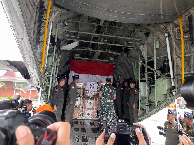 Indonesia Kirim 5 Ton Bantuan Makanan hingga Selimut untuk Korban Gempa Turki. (Foto: MNC Media)