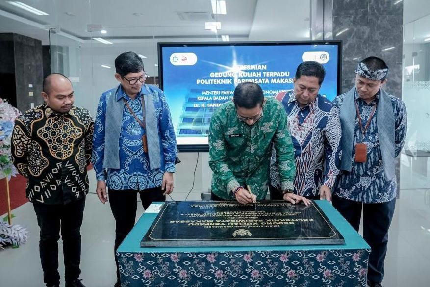 Pacu SDM Parekraf Unggul, Sandiaga Dorong Pembangunan Gedung Kuliah Terpadu  (Foto: MNC Media)