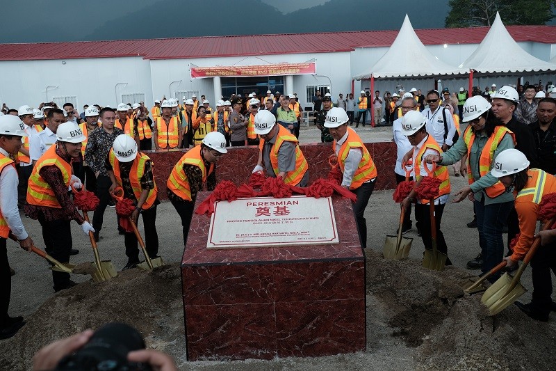 Investasi Rp37 Triliun, Vale (INCO) dan BNSI Resmikan Pembangunan Smelter di Morowali. (Foto: Ist).