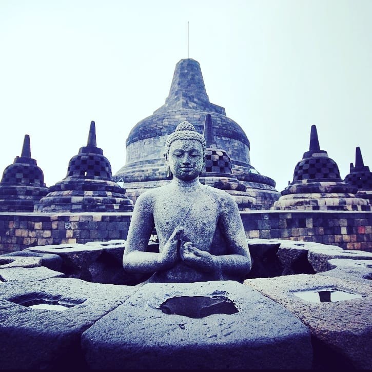 Indonesia Sumbangkan Patung Arca Buddha ke Sri Lanka.  (Foto: MNC Media)