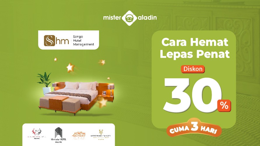 Nginep di Hotel Mewah Diskon 30 Persen, Buruan Serbu Promonya di Sini. (Foto: Mister Aladin)