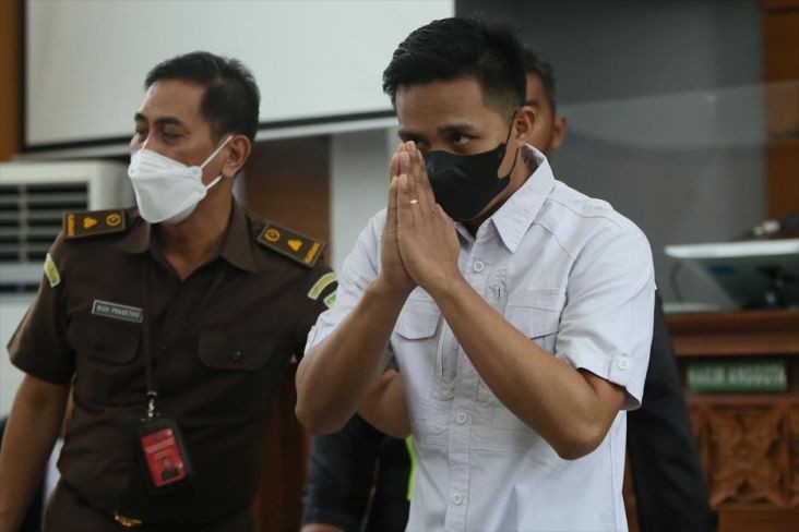 Bharada Richard Eliezer Terima Putusan Sanksi Demosi Satu Tahun. (Foto: MNC Media).