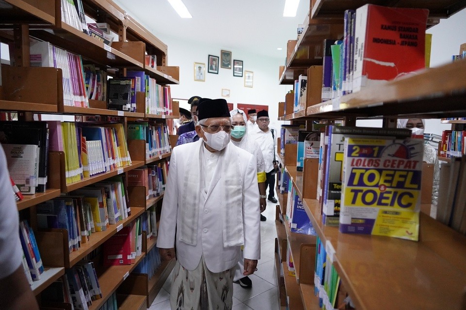 Wapres: Sekolah Unggulan di Sumut Harus Diperbanyak. (Foto: Setwapres)