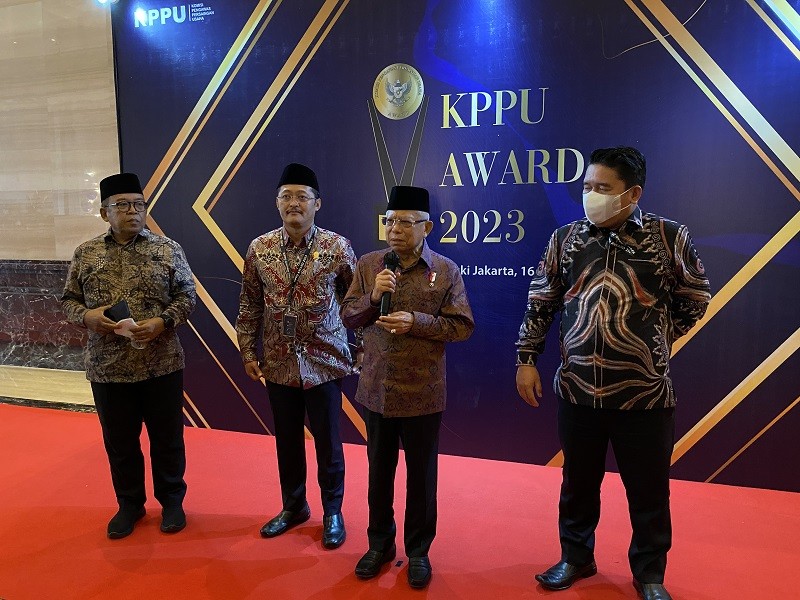 Wapres Minta KPPU Cari Ide agar UMKM Bisa Duet dengan Industri Besar. (Foto: MNC Media).
