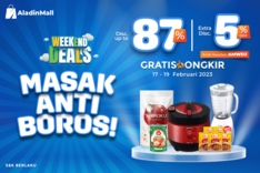 Cuma Tiga Hari! Perlengkapan Masak Diskon sampai 87 Persen di AladinMall (FOTO: MNC Media)