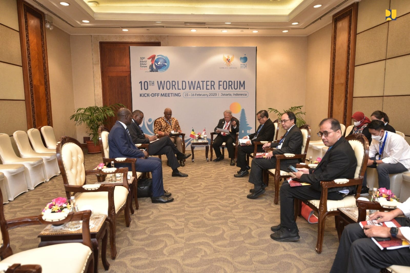 Menteri PUPR Lakukan Pertemuan Bilateral dengan Delegasi Senegal. (Foto: Kementerian PUPR/Dok).