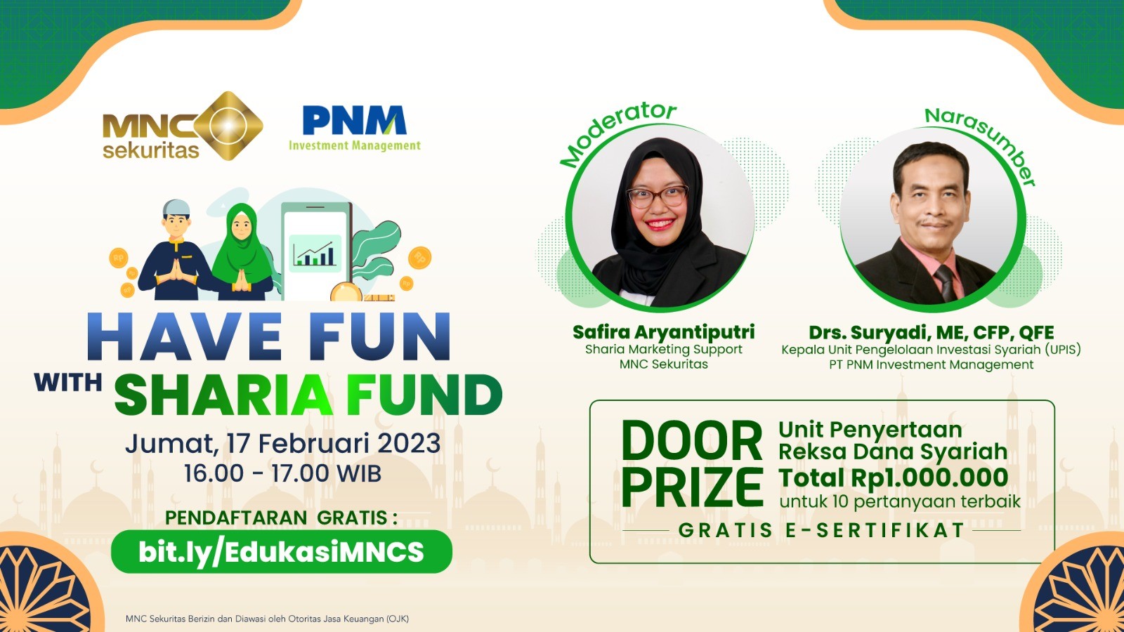 Yuk Daftar Kelas Have Fun with Sharia Fund, Cuma di MNC Sekuritas (Foto: MNC Media)