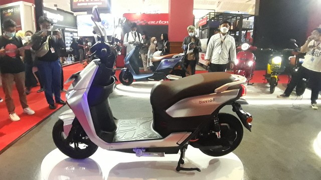 Motor Listrik Davigo Dragos-S Bisa Tempuh Jakarta-Bogor Tanpa Isi Baterai (FOTO: MNC Media)