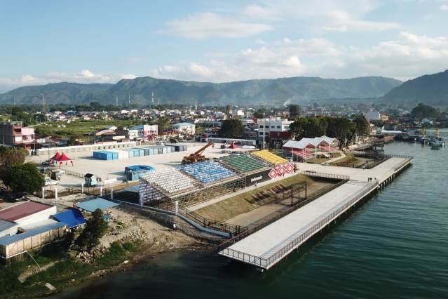 Race Venue F1 Powerboat Danau Toba Rampung, Habiskan Dana Rp35,9 Miliar (Foto: dok Kementerian PUPR)