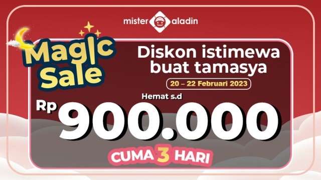 Mau Liburan Paket Komplit dengan Diskon Jumbo, Buruan Booking di Mister Aladin (Foto: MNC Media)