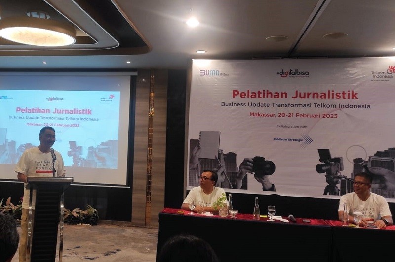 Telkom (TLKM) Gelar Pelatihan Jurnalistik demi Tingkatkan Mutu Pers. (Foto: Ist).