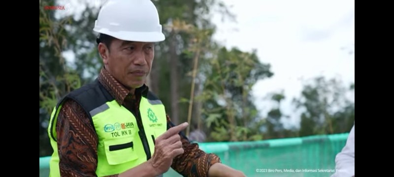 Tinjau Proyek Jalan Tol Kawasan Inti IKN, Jokowi Targetkan Rampung ...