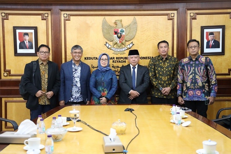 Bertemu Dewan Pers, Dubes RI untuk Arab Saudi Dorong Produk Domestik untuk Ibadah Haji. (Foto: MNC Media)