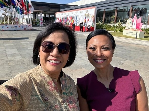 Touchdown di India, Sri Mulyani Bertemu Menkeu dan Gubernur Bank Sentral G20. (Foto: MNC Media)