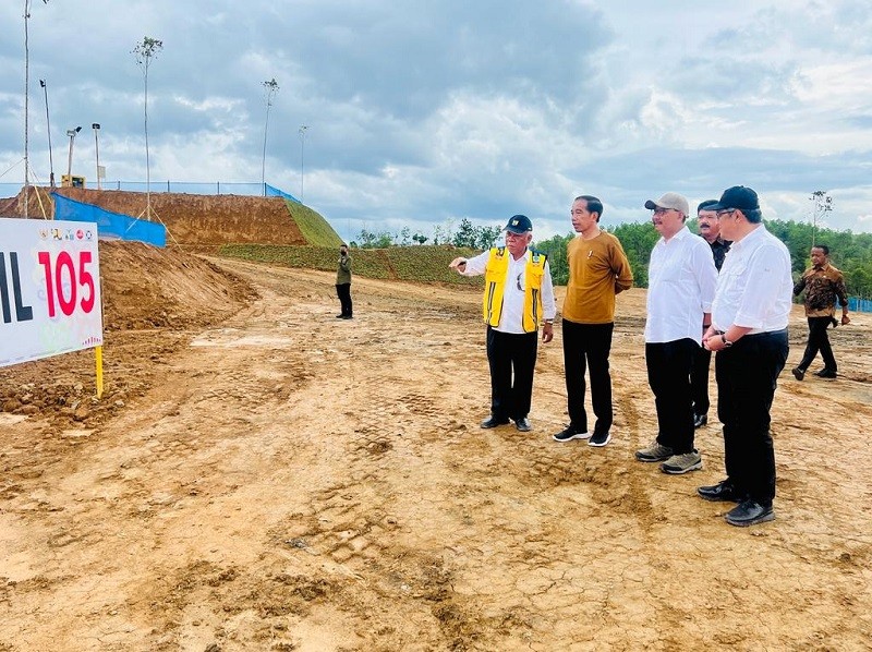 Kata Jokowi Buat yang Meragukan IKN: Infrastruktur Sudah Mulai Dibangun. (Foto: Ist).